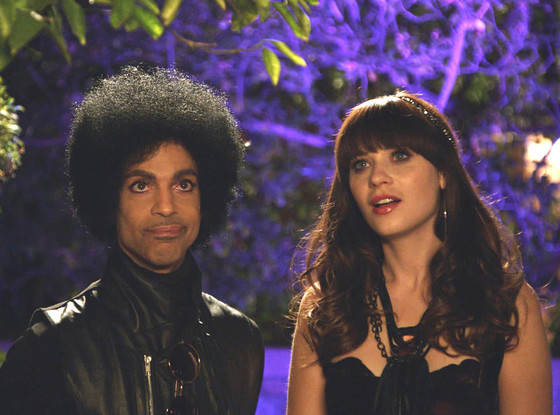 Prince, Zooey Deschanel, New Girl Prince, Zooey Deschanel, New Girl